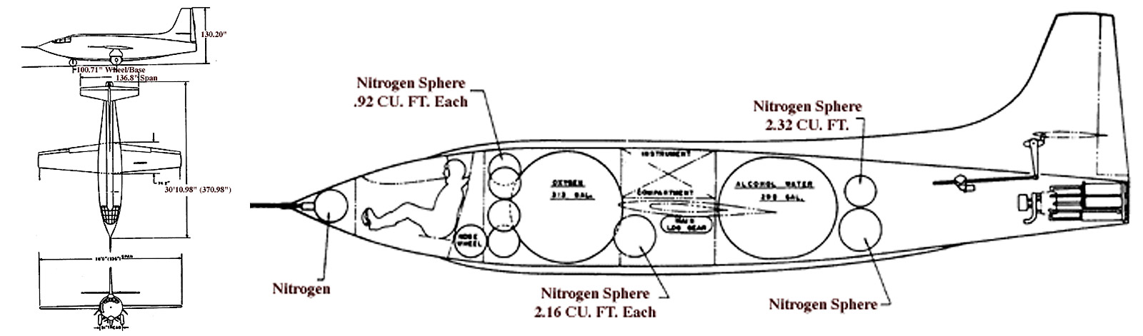 XS-1 drawing